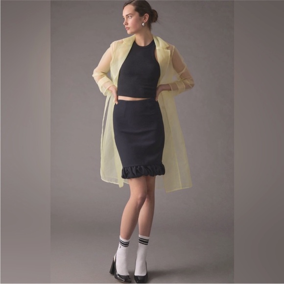 NWT MAEVE BUBBLE-HEM PENCIL SKIRT - Picture 2 of 14